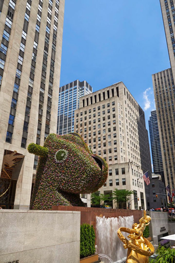 Jeff Koons sculpture detail