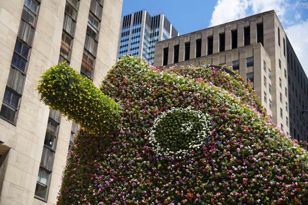 Jeff Koons Split-Rocker installation