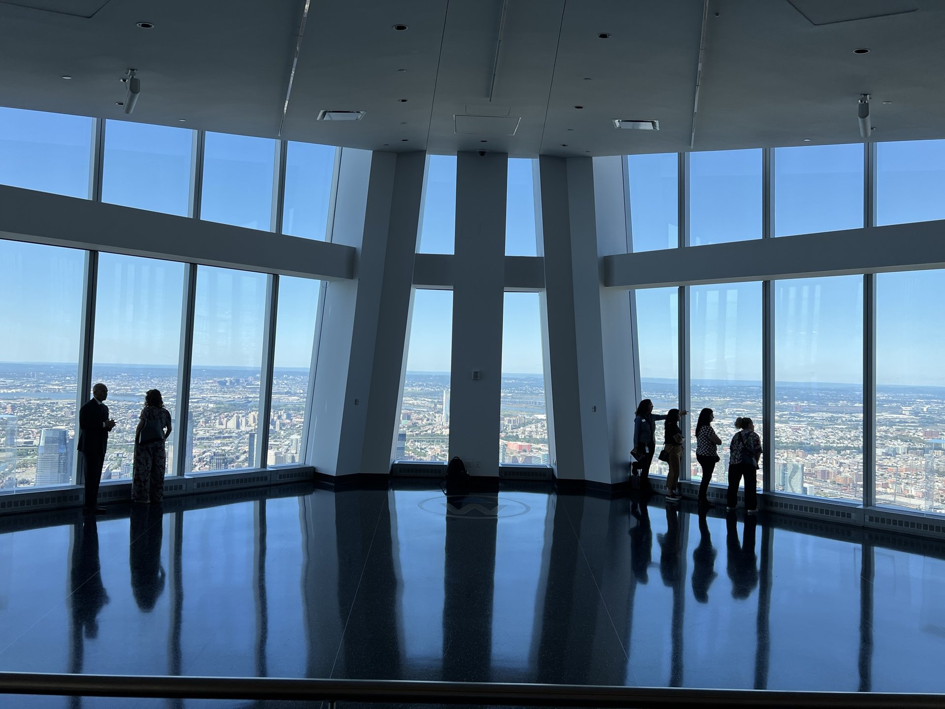 Panoramic views One World Observatory