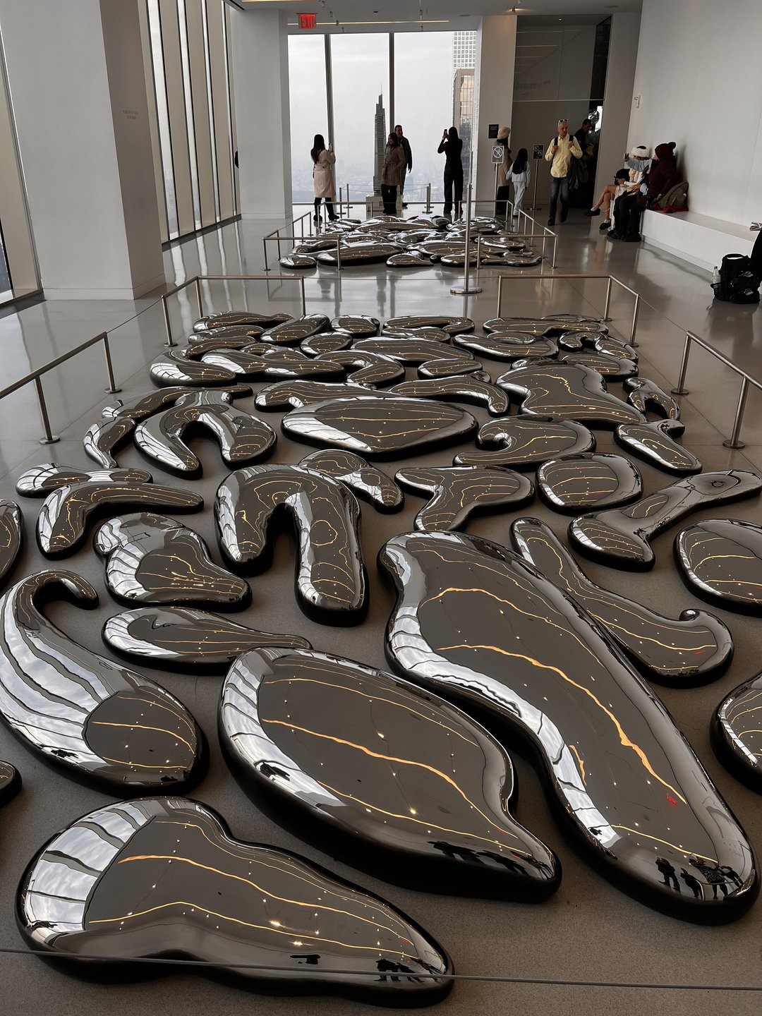 Summit One Vanderbilt reflective sculpture installation
