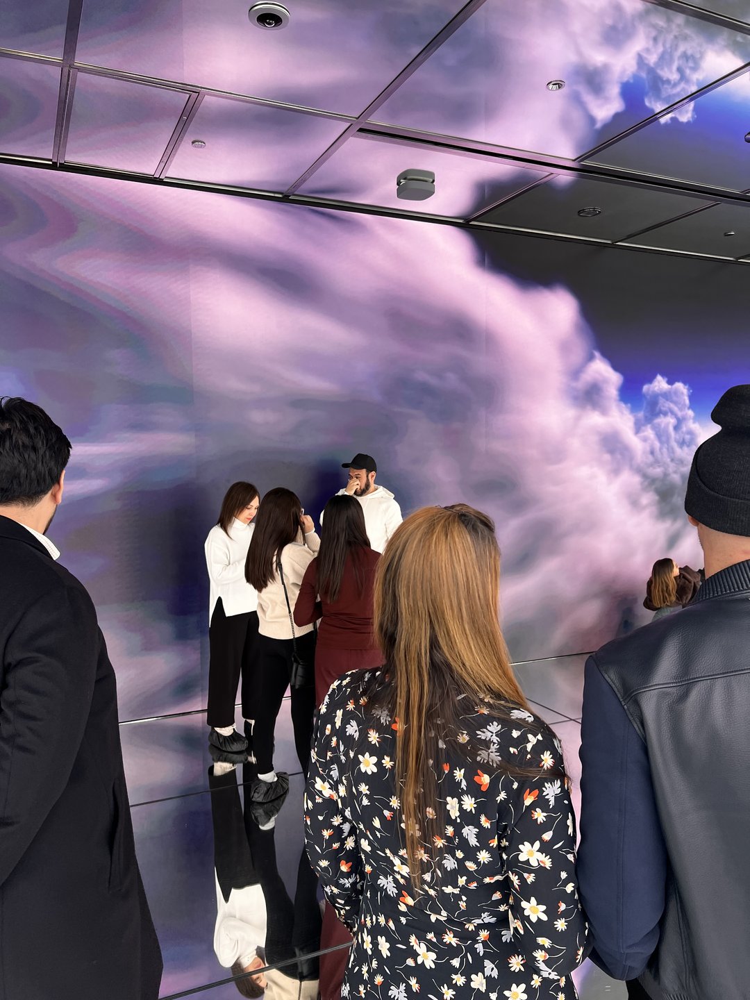 Summit One Vanderbilt immersive cloud LED installation
