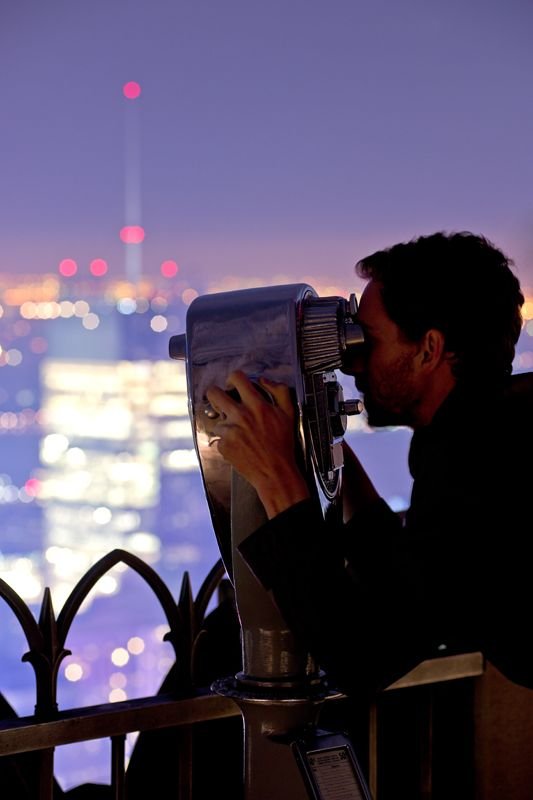 Top of the Rock Empire State Building view
